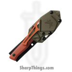 Benchmade - 15650-01-COMBO - Slipridge - Fixed Blade Knife - CPM MagnaCut Satin Drop Point - G10 - Rust Orange - Image 4