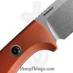 Benchmade - 15650-01 - Slipridge - Fixed Blade Knife - CPM MagnaCut Satin Drop Point - G10 - Rust Orange - Image 3
