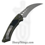 Microtech - 166-10APOD - Hawk Karambit - Automatic Knife - M390MK Apocalyptic Hawkbill - Aluminum - OD Green - Image 2