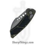 Microtech - 166-10APOD - Hawk Karambit - Automatic Knife - M390MK Apocalyptic Hawkbill - Aluminum - OD Green - Image 3