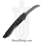 Microtech - 166-10APOD - Hawk Karambit - Automatic Knife - M390MK Apocalyptic Hawkbill - Aluminum - OD Green - Image 5