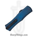 Microtech - 1704M-1WBL - Hera II Mini - OTF Auto - M390MK Coated Tanto - Aluminum - Weathered Blue - Image 3