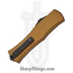 Microtech - 1705M-1TA - Hera II Mini - OTF Auto - M390MK Coated Recurve - Aluminum - Tan - Image 4