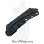 Microtech - 215-3DBKS-FLAG - Feather SS - Fixed Blade Knife - 420 HC Coated Hawkbill F/S - 420 HC - Distressed Black - Image 3