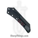 Microtech - 215-3DBKS-FLAG - Feather SS - Fixed Blade Knife - 420 HC Coated Hawkbill F/S - 420 HC - Distressed Black - Image 4