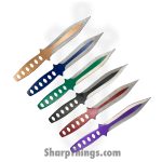 VOC - A9799-12-ASTD - 9" 12pc Throwing Knife Set "Star Wars" - Fixed Blade Knife - 440 SS Two Tone Spear Point - 440 SS - Multi - Image 2