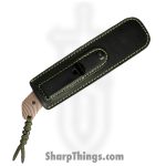Jack Wolf Knives - BORDE-01-TI-STAR - Bordertown Bowie - Fixed Blade Knife - S90V Stonewash Bowie - Starburst Titanium - Gray - Image 3
