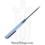 Daily Carry Co - DCC01 - Balikot Gen II - Balisong - M390 Satin Tanto - Grade 5 Titanium - Gray - Image 3