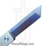 Daily Carry Co - DCC01 - Balikot Gen II - Balisong - M390 Satin Tanto - Grade 5 Titanium - Gray - Image 4