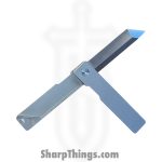 Daily Carry Co - DCC01 - Balikot Gen II - Balisong - M390 Satin Tanto - Grade 5 Titanium - Gray - Image 6