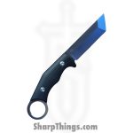 Daily Carry Co - DCC10 - Garuda - Fixed Blade Knife - 14C28N Satin Tanto - G10 - Black - Image 2
