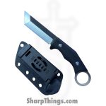 Daily Carry Co - DCC10 - Garuda - Fixed Blade Knife - 14C28N Satin Tanto - G10 - Black - Image 8