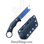 Daily Carry Co - DCC10 - Garuda - Fixed Blade Knife - 14C28N Satin Tanto - G10 - Black - Image 9