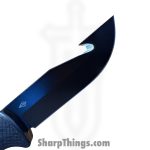 Daily Carry Co - DCC11 - Garuda - Fixed Blade Knife - 14C28N Coated Drop Point w/ Tactical Hook - G10 - Black - Image 3