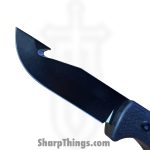 Daily Carry Co - DCC11 - Garuda - Fixed Blade Knife - 14C28N Coated Drop Point w/ Tactical Hook - G10 - Black - Image 4