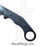 Daily Carry Co - DCC11 - Garuda - Fixed Blade Knife - 14C28N Coated Drop Point w/ Tactical Hook - G10 - Black - Image 5
