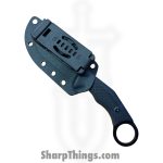 Daily Carry Co - DCC11 - Garuda - Fixed Blade Knife - 14C28N Coated Drop Point w/ Tactical Hook - G10 - Black - Image 9