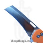 Daily Carry Co - DCC12 - Gauntlet - Folding Knife - D2 Satin Hawksbill - G10 - Orange - Image 5