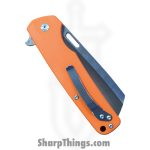 Daily Carry Co - DCC12 - Gauntlet - Folding Knife - D2 Satin Hawksbill - G10 - Orange - Image 6
