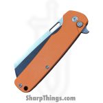 Daily Carry Co - DCC12 - Gauntlet - Folding Knife - D2 Satin Hawksbill - G10 - Orange - Image 7