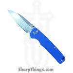 Daily Carry Co - DCC13 - Gauntlet - Folding Knife - D2 Satin Drop Point - G10 - Blue