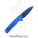 Daily Carry Co - DCC13 - Gauntlet - Folding Knife - D2 Satin Drop Point - G10 - Blue - Image 2