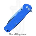 Daily Carry Co - DCC13 - Gauntlet - Folding Knife - D2 Satin Drop Point - G10 - Blue - Image 6