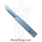 Daily Carry Co - DCC14 - Parachute 1911 Edition - Gravity Knife - M390 Satin Clip Point - Grade 5 Titanium - Gray
