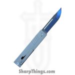 Daily Carry Co - DCC14 - Parachute 1911 Edition - Gravity Knife - M390 Satin Clip Point - Grade 5 Titanium - Gray - Image 2