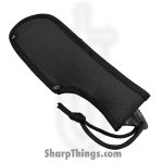VOC - HBK204BK - Hunting Knife - Fixed Blade Knife - Stainless Damascus Cleaver - Wood - Black - Image 6