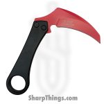 VOC - HWT263BK - Wartech - Fixed Blade Knife - 3Cr13 SS Coated Hawkbill - Aluminum - Black Red - Image 2