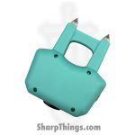 Tiger USA - M-ES-P-511-TL - 3.5" 20 Mill Volt Spiked Jogger w/ Case - Rubberized - Teal - Image 2