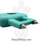 Tiger USA - M-ES-P-511-TL - 3.5" 20 Mill Volt Spiked Jogger w/ Case - Rubberized - Teal - Image 3