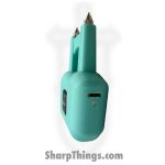 Tiger USA - M-ES-P-511-TL - 3.5" 20 Mill Volt Spiked Jogger w/ Case - Rubberized - Teal - Image 6