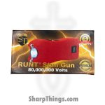 VOC - M-ES-ST-RUNT-RED - The Runt 80 Mill Volt Taser w/ Safety Pin - Rubberized - Red - Image 7