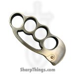 VOC - M078BR - 5" Knuckle Paper Weight w/ Hidden Blade - 440 SS Satin Hawkbill - Zinc - Bronze
