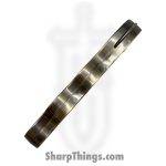 VOC - M078BR - 5" Knuckle Paper Weight w/ Hidden Blade - 440 SS Satin Hawkbill - Zinc - Bronze - Image 5