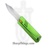 VOC - PF88GN - Gravity - Gravity Knife - 5Cr15MoV Satin Clip Point - Aluminum - Green