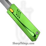 VOC - PF88GN - Gravity - Gravity Knife - 5Cr15MoV Satin Clip Point - Aluminum - Green - Image 5