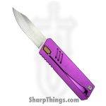VOC - PF88PP - Gravity - Gravity Knife - 5Cr15MoV Satin Clip Point - Aluminum - Purple