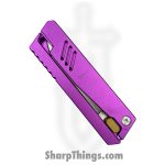 VOC - PF88PP - Gravity - Gravity Knife - 5Cr15MoV Satin Clip Point - Aluminum - Purple - Image 3
