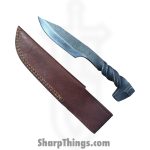 Silverline USA - SPK911 - Rail Road Spike - Fixed Blade Knife - 1095 HC Pitted Hunter - 1095 HC - Natural - Image 7