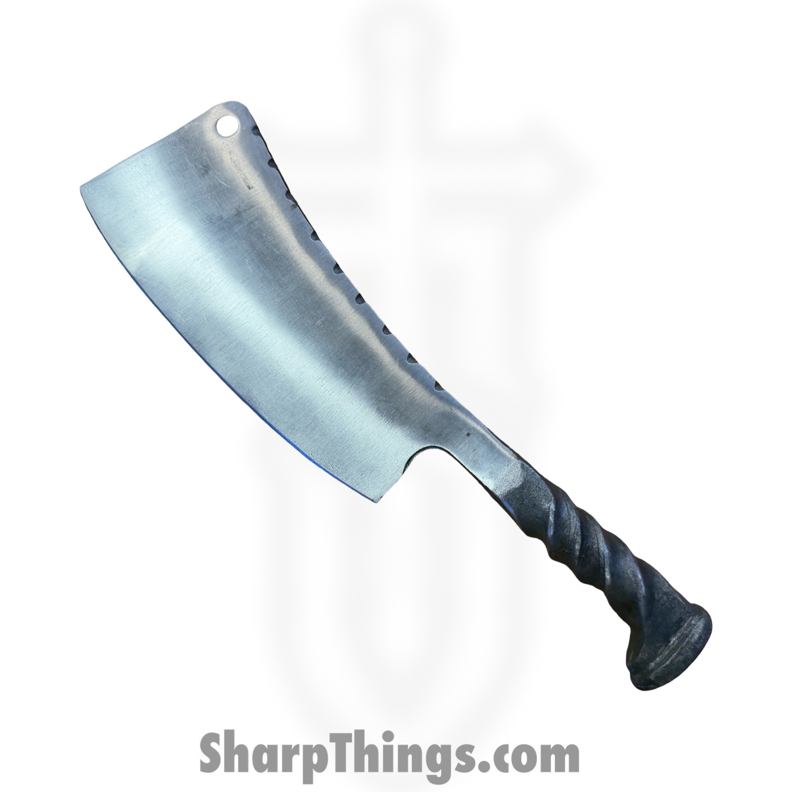 SPK913_1.jpg Silverline USA - SPK913 - Rail Road Spike - Fixed Blade Knife - 1095 HC Polished Cleaver - 1095 HC - Natural - Image 1