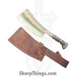 Silverline USA - SPK913 - Rail Road Spike - Fixed Blade Knife - 1095 HC Polished Cleaver - 1095 HC - Natural - Image 7
