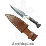 Silverline USA - SPK917 - Spike Knife - Fixed Blade Knife - 1095 HC Satin Skinner - 1095 HC - Natural - Image 7