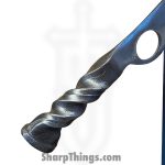 Silverline USA - SPK918 - Spike Knife - Fixed Blade Knife - 1095 HC Satin Hunter - 1095 HC - Natural - Image 6