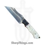 Silverline USA - SS003 - Skinner - Fixed Blade Knife - J2 Polished Reverse Tanto - G10 - Black|White