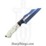 Silverline USA - SS003 - Skinner - Fixed Blade Knife - J2 Polished Reverse Tanto - G10 - Black|White - Image 2
