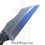 Silverline USA - SS003 - Skinner - Fixed Blade Knife - J2 Polished Reverse Tanto - G10 - Black|White - Image 4