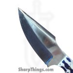 Silverline USA - SS004 - Skinner - Fixed Blade Knife - J2 Polished Clip Point - Wood - Brown|Black|White - Image 4